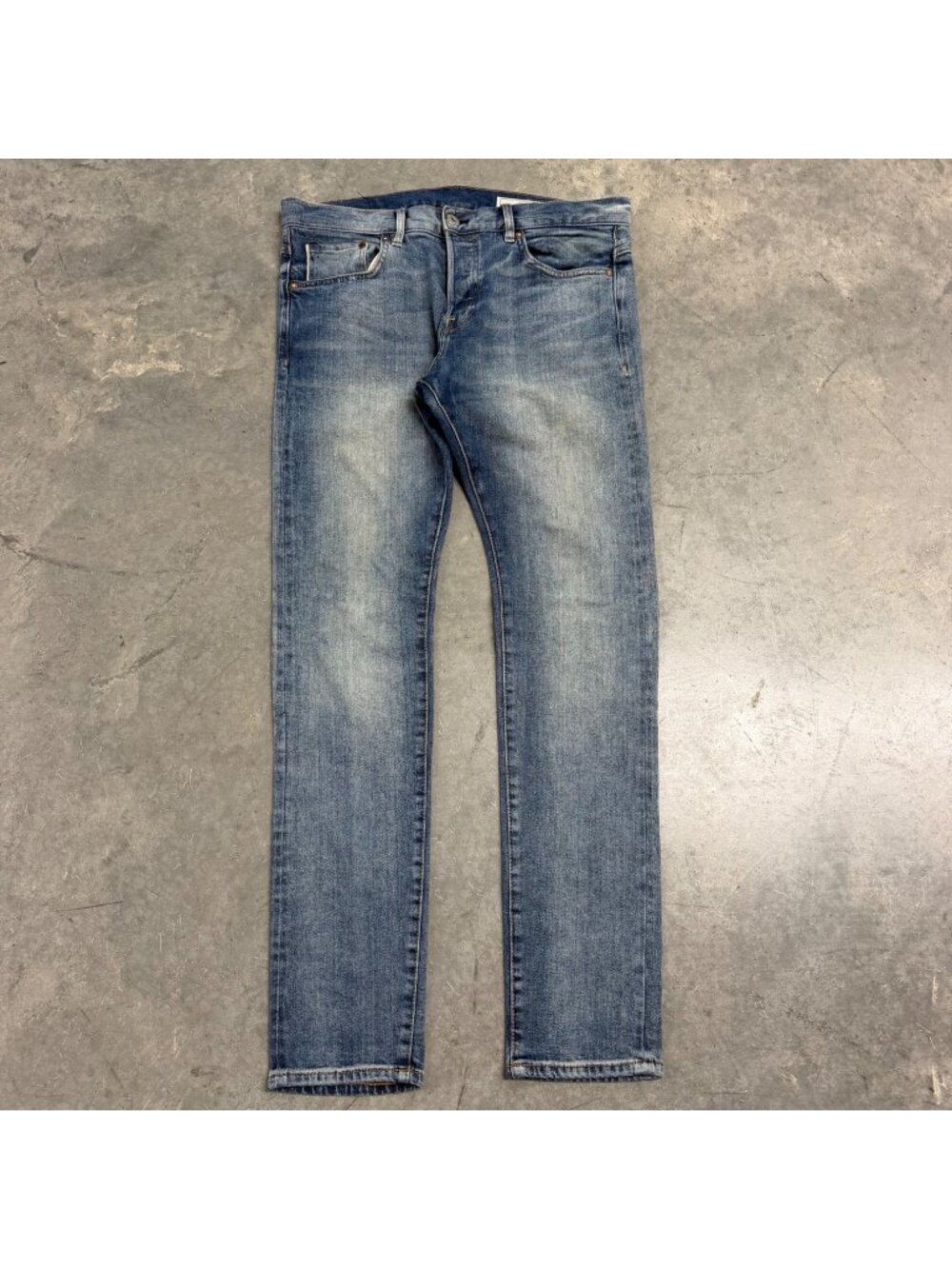 Hedi Slimane Style H&M Selvedge Denim Skinny Jeans 33 x 32